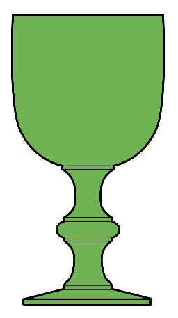 Provincial Blown Verde Green by Imperial Glass-Ohio