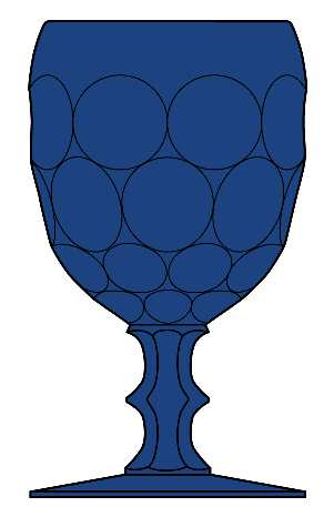 Provincial Dark Blue by Imperial Glass-Ohio