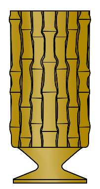 Bambu Gold by Imperial Glass-Ohio