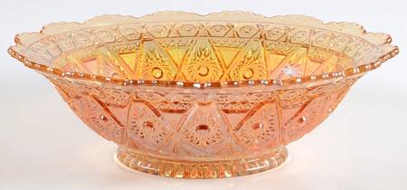 Diamond Lace Marigold by Imperial Glass-Ohio