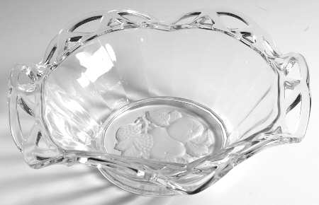 Intaglio Fruit Laced Edge (Line 7499) by Imperial Glass-Ohio