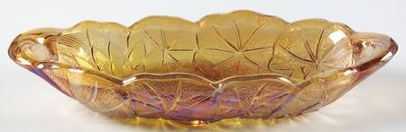 Lily Pons Amber Carnival by Indiana Glass