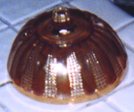 Diamond Point Columns Marigold by Imperial Glass-Ohio