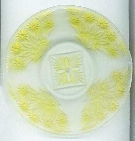 371 Frosted Yellow by Indiana Glass