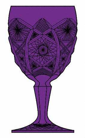Daisy and Button Amethyst by Imperial Glass-Ohio