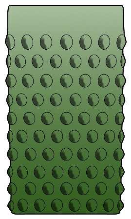 Pointed Hobnail Green (Verde) by Imperial Glass-Ohio