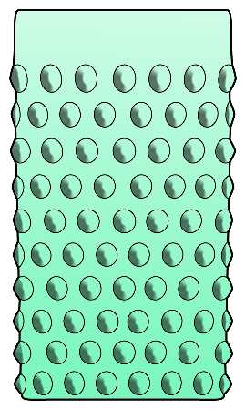 Pointed Hobnail Aqua by Imperial Glass-Ohio