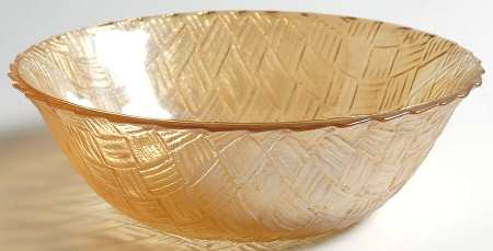 Weavetex Iridescent Gold by Indiana Glass