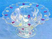 Teardrop Ruby Yelow Flashed by Indiana Glass