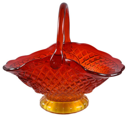 Canterbury Sunset (Amberina) by Indiana Glass