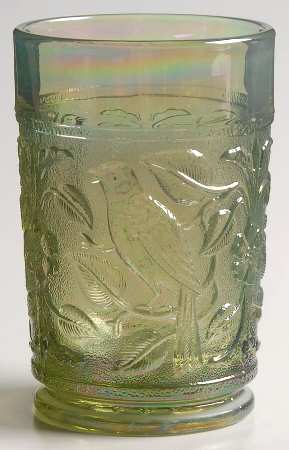 Robin Verde Carnival (Green) by Imperial Glass-Ohio