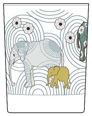Busig Elephants by Ikea Crystal