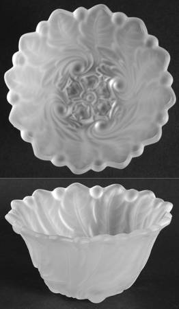 Wild Rose Clear Frosted by Indiana Glass