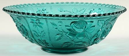 Open Rose Green (Stiegel Green) by Imperial Glass-Ohio