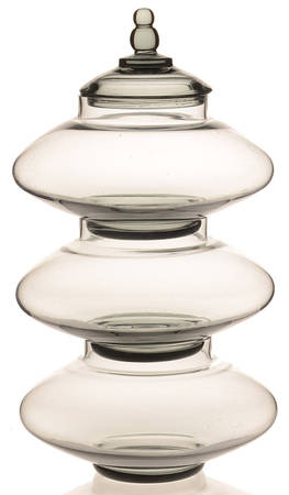 Candlewick Charcoal (Smoke) by Imperial Glass-Ohio