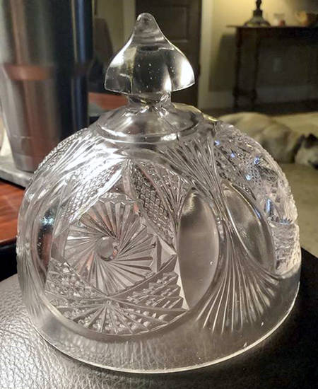 Whirled Sunburst in Circle by Indiana Glass