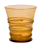 Juliska Glassware Ella 12 Oz Amber Flat Tumbler