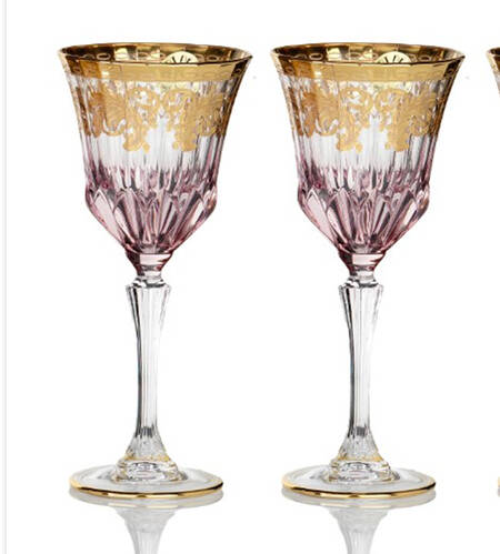 Art Deco-Pink by Joseph Sedgh Crystal