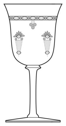 4300-2 by Kusak Cut Glass Works