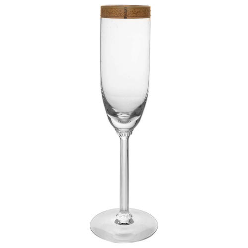 Lenox Autumn (Wide Gold Band) Fluted Champagne