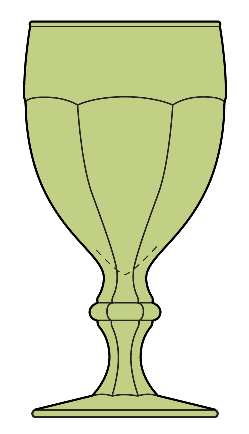 Gibraltar Olive by Libbey Glass Company