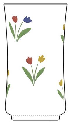 Jubilee (Tulips) by Libbey Glass Company