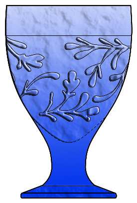 Garden Vine Blue by Libbey Glass Company