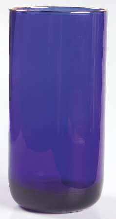 Metropolitan Cobalt (Gold Trim) by Libbey Glass Company