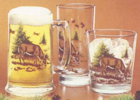Splendid White Tail by Libbey Glass Company