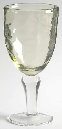 Linden Street Honeycomb Green Water Goblet Linden Street Honeycomb Green Water Goblet
