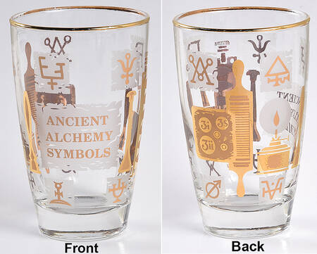 Ancient Alchemy Symbols by Libbey Glass Company