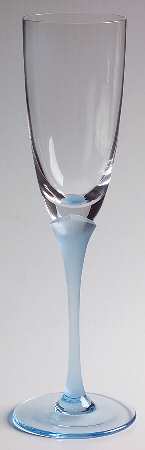Mikasa Classic Flair Teal Blue Fluted Champagne