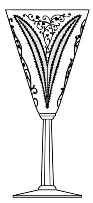 Fernlee (Clear, Stem #7672) by Morgantown