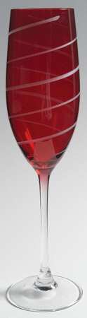 Mikasa Cheers Ruby Fluted Champagne