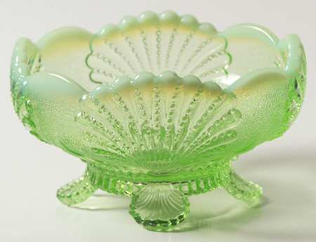 Shell Green Opalescent by Mosser (Ohio)