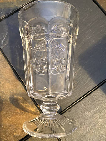 Cherry Thumbprint Clear by Mosser (Ohio)