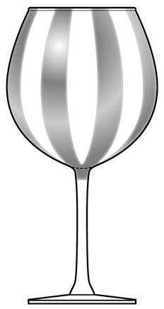 Vertical Stripes Parisian Platinum by Marc Blackwell Glass