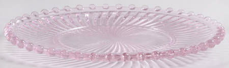 Martha Stewart Pink Glassware Collection SaladDessert Plate Martha Stewart Pink Glassware Collection SaladDessert Plate