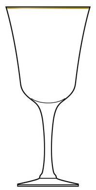 Heritage-Clear (Gold Trim) by Noritake