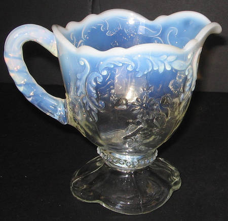 Intaglio White Opalescent by Northwood