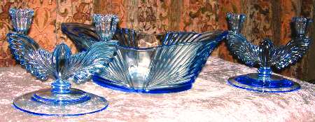 Queen Ann-Light Blue by New Martinsville