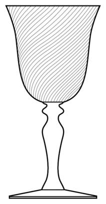 Classic Torse Clear (Clear Stem) by Nason Moretti