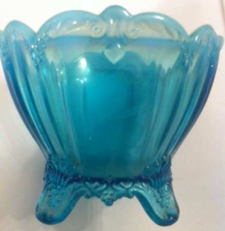 Fan-Blue Opalescent by Northwood