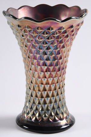 Diamond Point Amethyst (Carnival) by Northwood