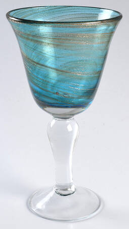 Blue with Gold Speckles by Pier 1