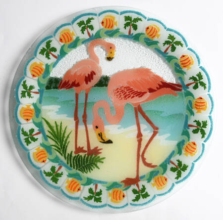 Flamingos by Peggy Karr