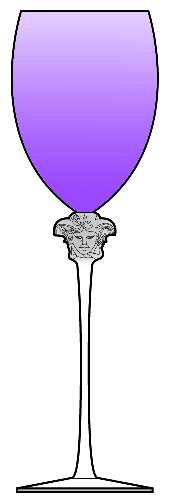 Medusa Lumiere Amethyst by Rosenthal