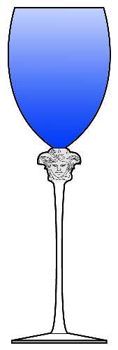 Medusa Lumiere Cobalt Blue by Rosenthal