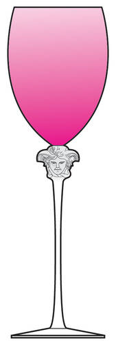 Medusa Lumiere Rose by Rosenthal