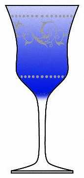 Florentine Twilight (Blue) by Rogaska